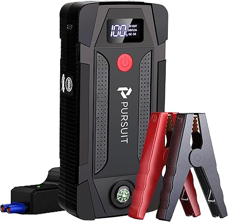 Pursuit Car Jump Starter 1000A Peak Portable Car