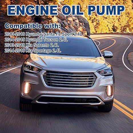 23300-2G400 Oil Pump Balance Shaft Assembly Compatible with Hyundai Santa