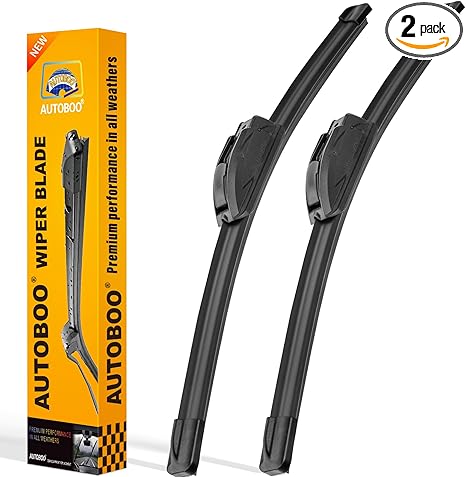 AUTOBOO 22" and 20" Windshield Wipers Blades (Pack Of 2),OEM Quality Premium