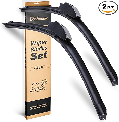 OEM Quality Windshield Wiper Blades, 22” and 20” DSV Standard Car Wiper