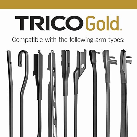 TRICO Gold 22" + 22" Premium Automotive Replacement Windshield Wiper Blades