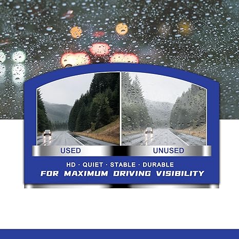 OEM QUALITY 22" + 20" Premium All-Seasons Stable And Quiet Windshield Wiper Blades