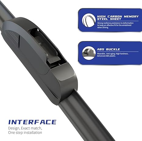 OEM QUALITY 22" + 20" Premium All-Seasons Stable And Quiet Windshield Wiper Blades