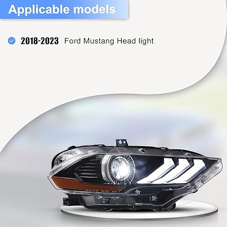 ROXX Headlight Assembly Compatible with 2018 2019 2020