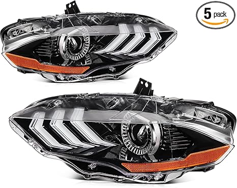 Headlight Assembly Fit with 2018-2021 for ford Mustang