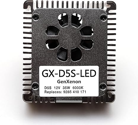 D5S 35W LED 6000K 8,000 Lumens White Headlight Light