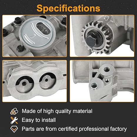20Teeth Engine Oil Pump Shaft Balance Assembly Compatible